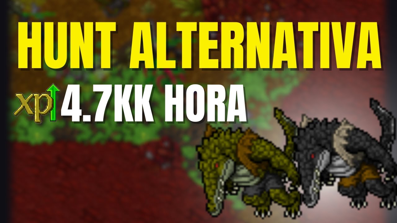 Tibia - 4.7kk hora / Hunt abandonada  (Werecrocodile)