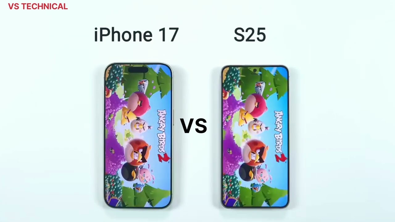 Samsung S25 VS iPhone 17 Speed Test Comparison 2026 best Price Phone flagship Mobile Comparison 