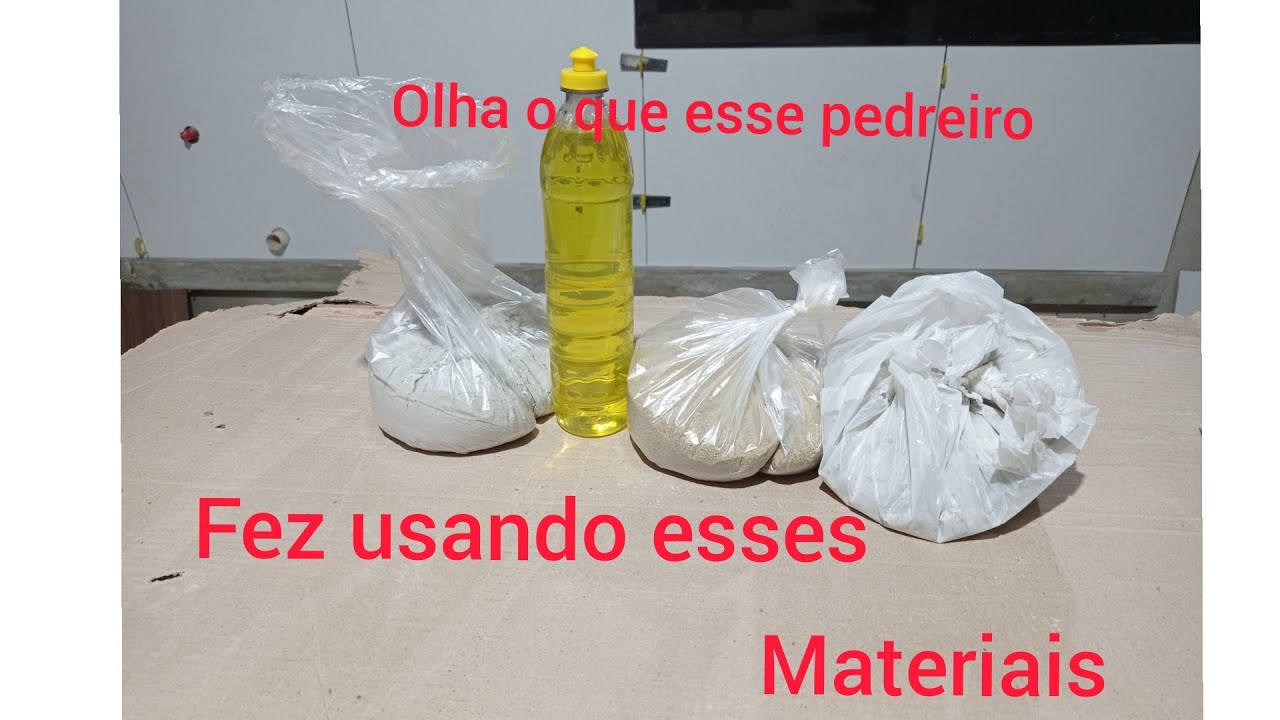 Como fazer argamassa caseira?