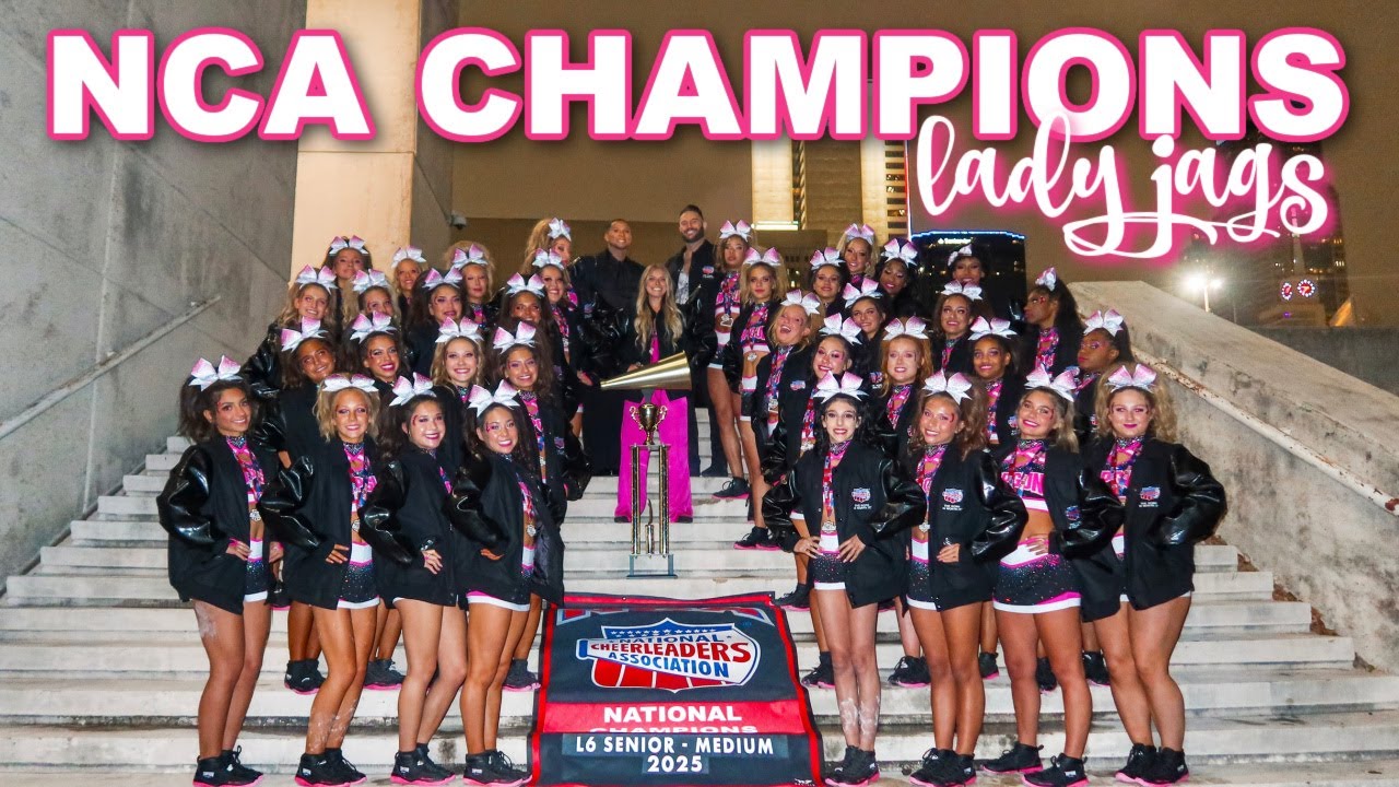 NCA VLOG 2025: lady jags *national champions*