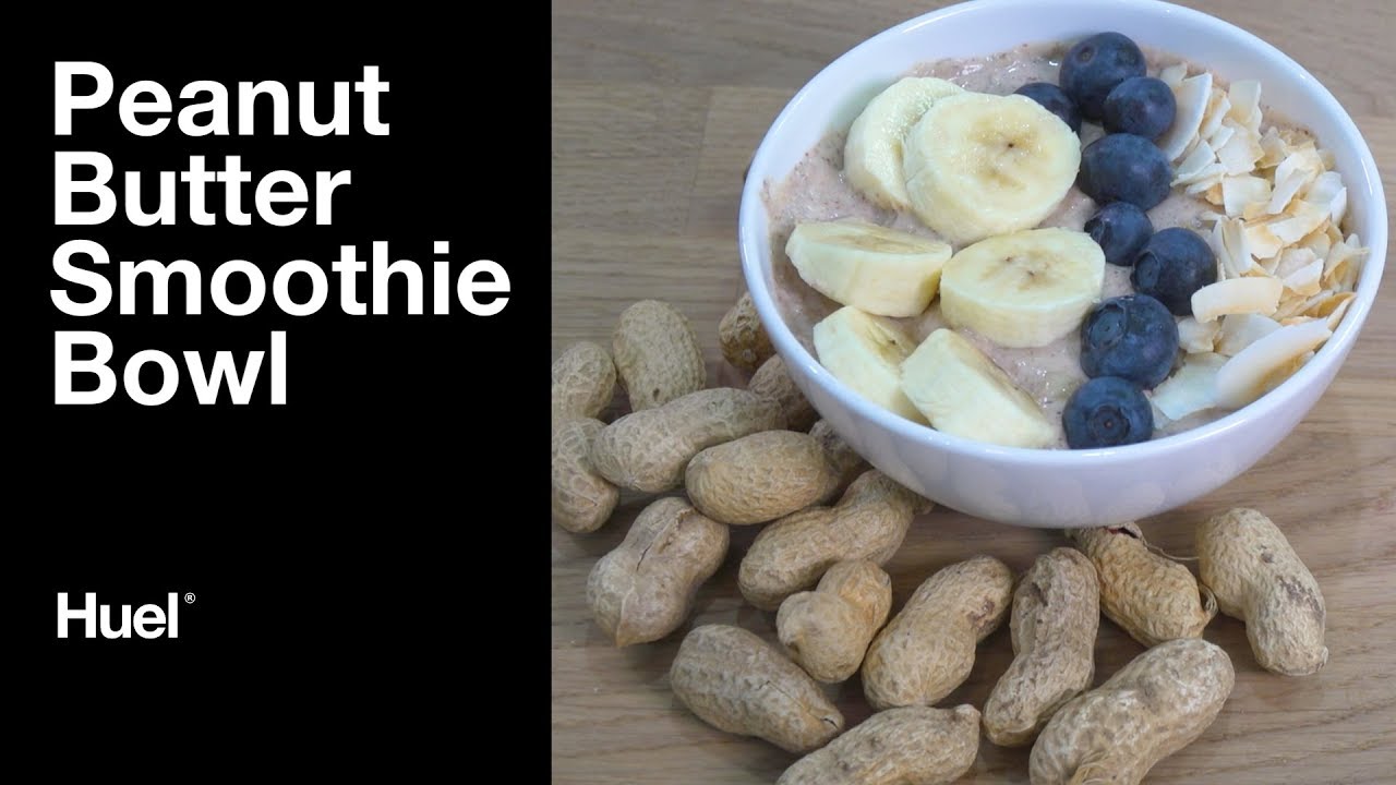 Huel Peanut Butter and Banana Smoothie Bowl