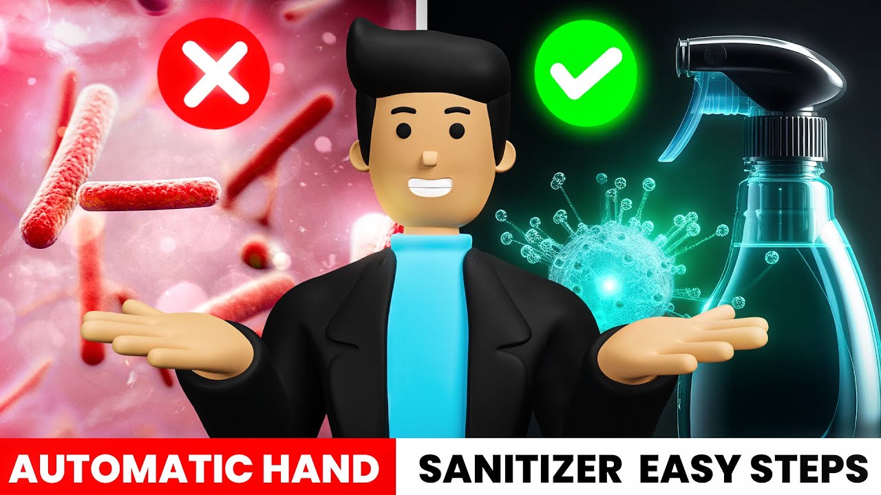 DIY Automatic Hand Sanitizer Dispenser For Home Use
