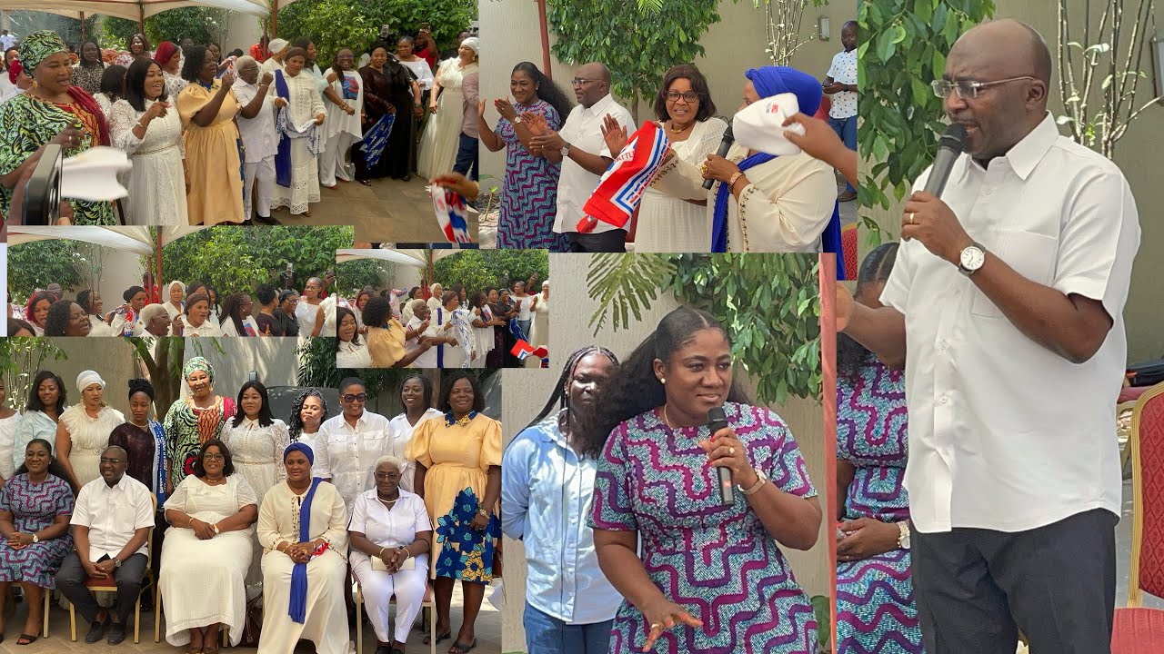 NPP Regional Women Organizers pay a courtesy visit to Dr. Bawumia at his residence