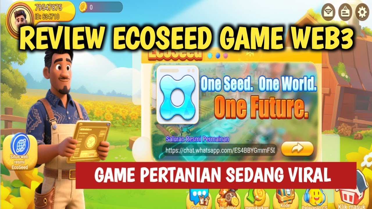 Review Ecoseed/Ecobloom Game P2E di PlayStore/App store 2026 Viral