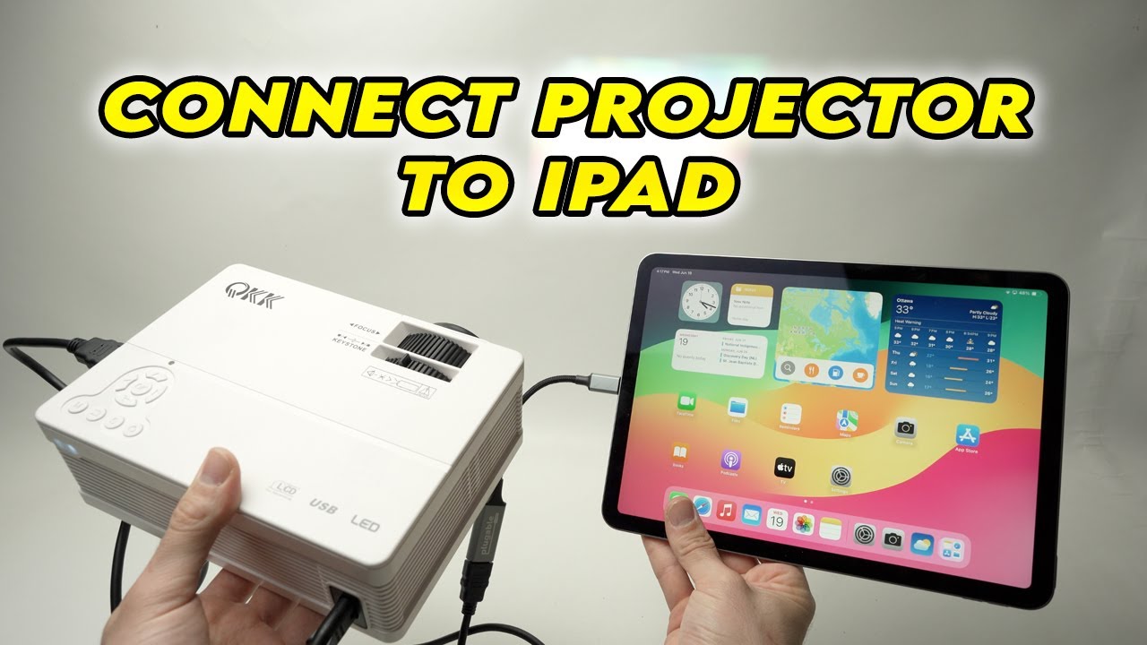 Как подключить проектор к iPad через HDMI