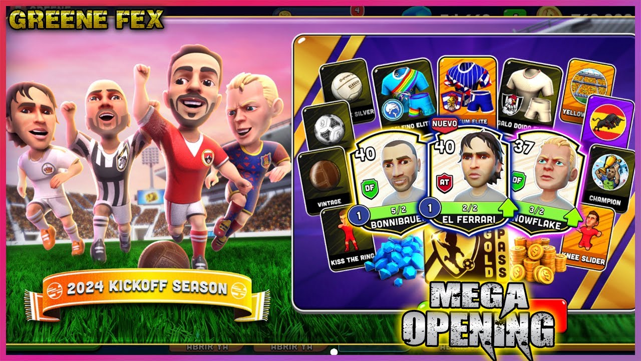 Mini Football | 2024 KICKOFF SEASON | GOLD PASS | THE FERRARI, BONNIBAUER and SNOWFLAKE⬆️