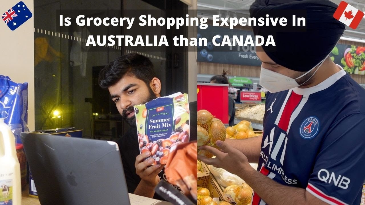 WHAT YOU CAN BUY IN 100$  || AUSTRALIA vs CANADA ||FT. @PrabhJossan  || INTERNATIONAL STUDENT ||
