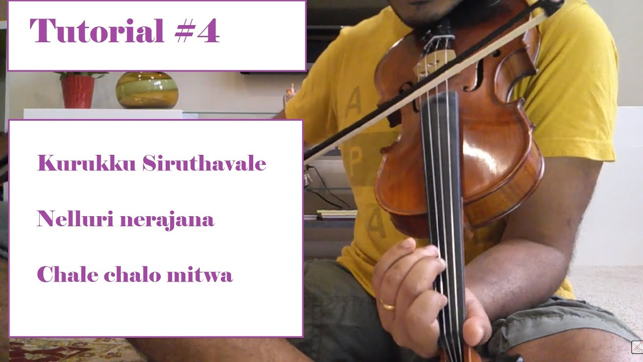 How to play Kurukku Siruthavale | nelluri nerajana | Chale chalo mitwa