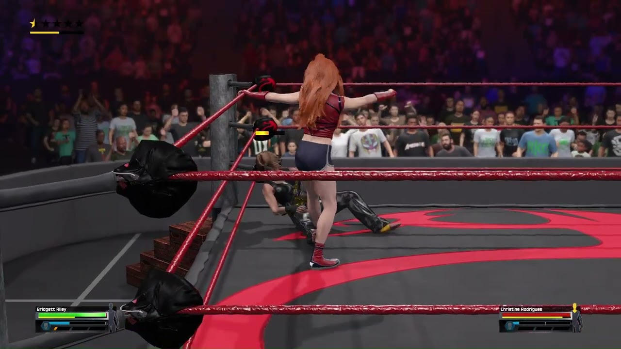 WWE 2K25:  WMAC:  Season 2: Episode 236:  Fight 4:  Baby Doll v Lady Lightning