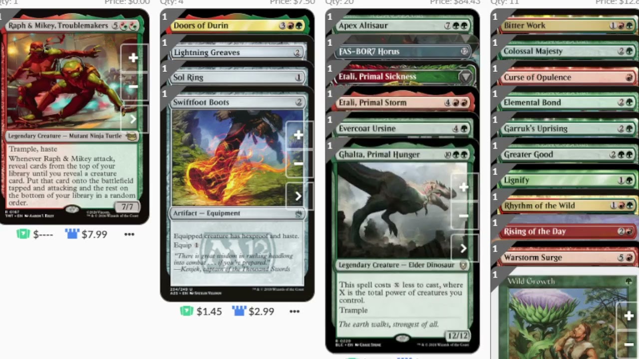 Описание колоды Commander для MTG TMNT: Раф и Майки, нарушители спокойствия