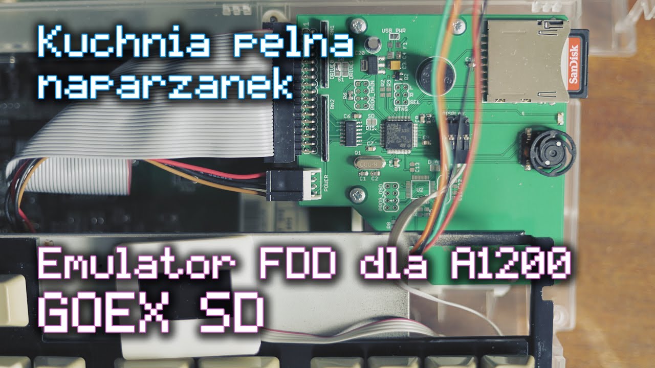 Emulator stacji dysków GOEX dla Amigi 1200