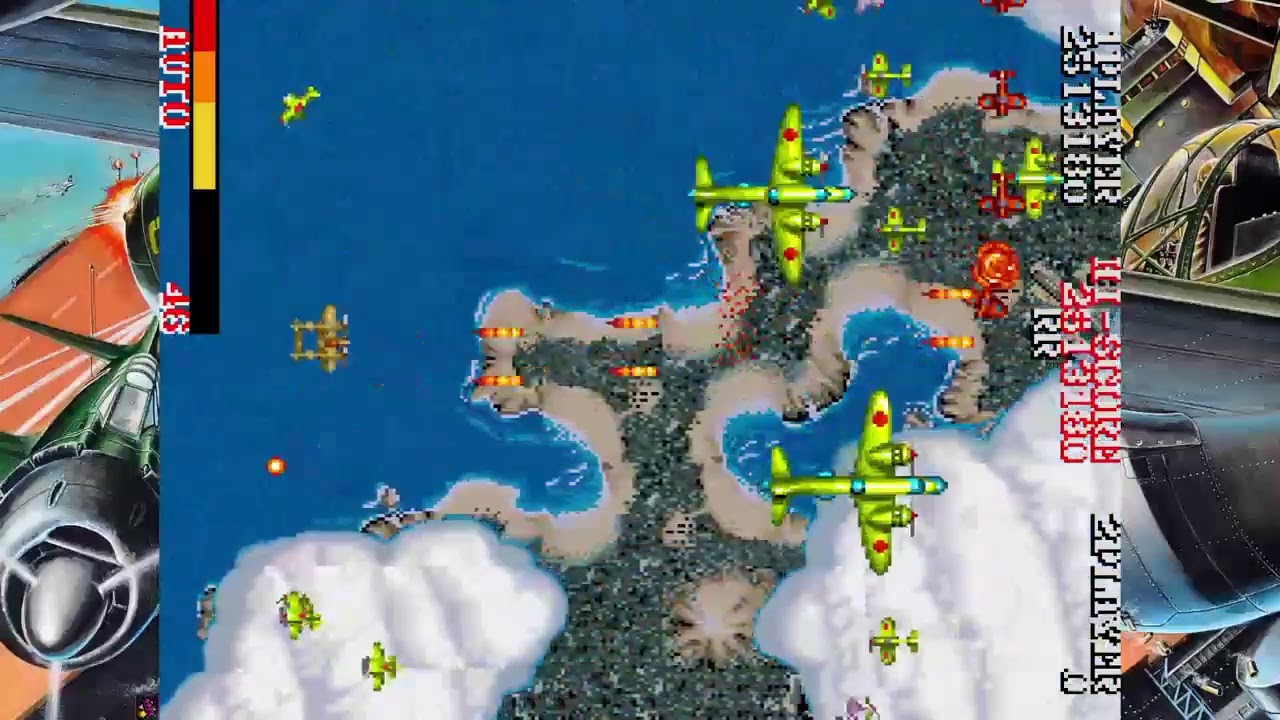 1943・カプコンアーケードスタジアム(PS4)・ハイスコアモード（縦画面）・初1コインクリア達成271万