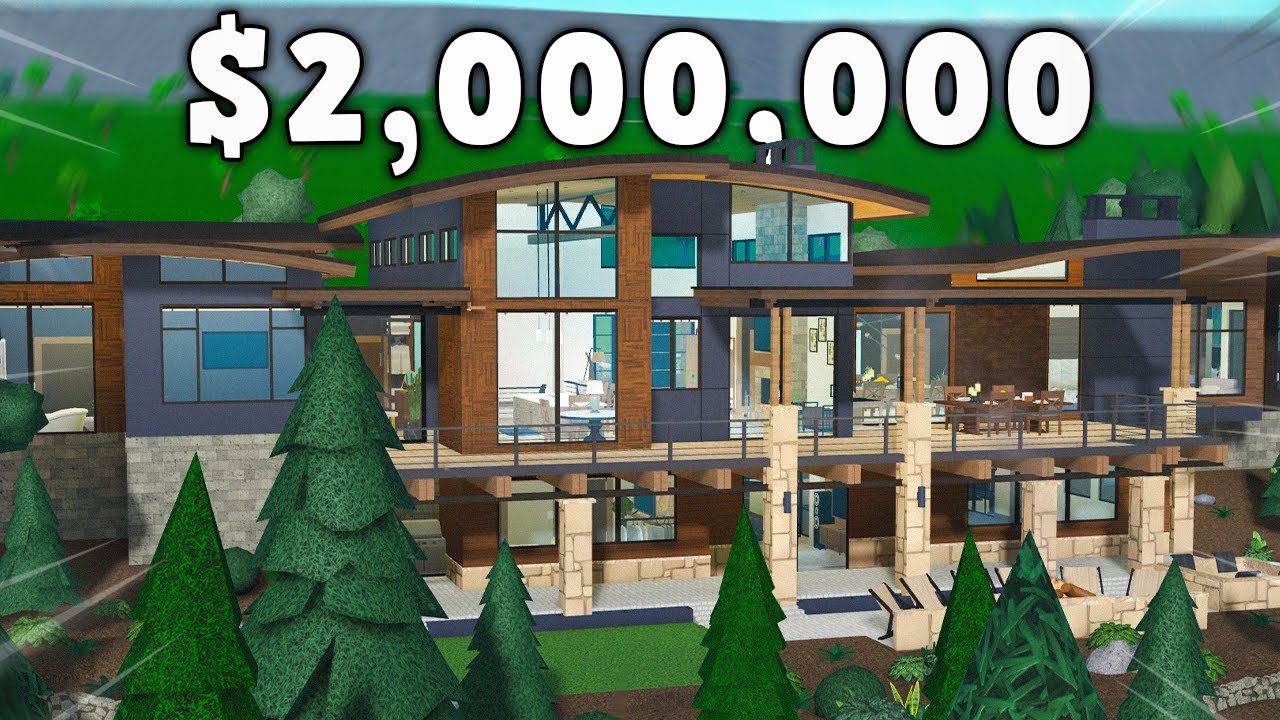 I Built a MODERN MANSION In Bloxburg!