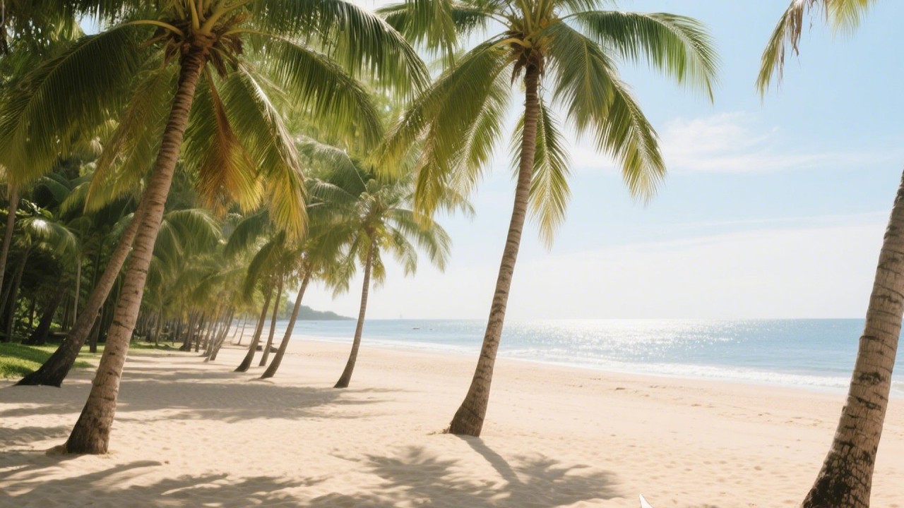 Tropical Beach Harmony Breaths Deeper Than Night For Smooth Relaxing Rest 🌊