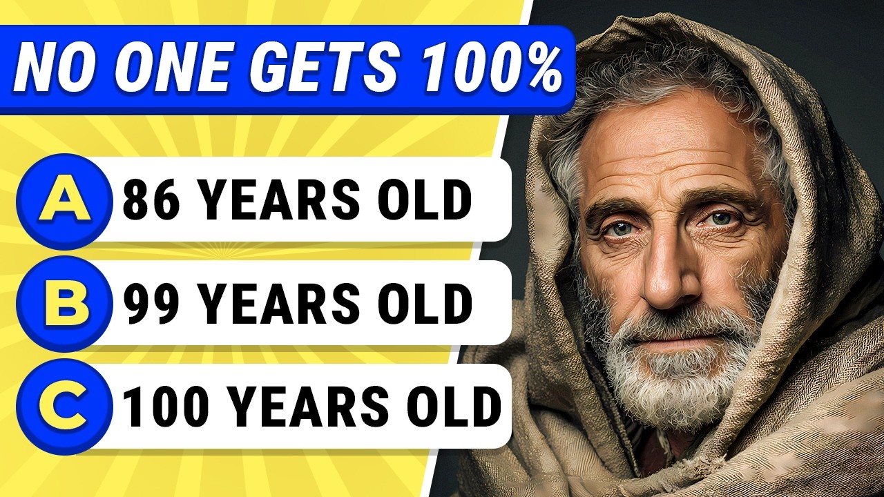 25 HARDEST BIBLE QUIZ TO TEST YOUR KNOWLEDGE OF THE OLD TESTAMENT
