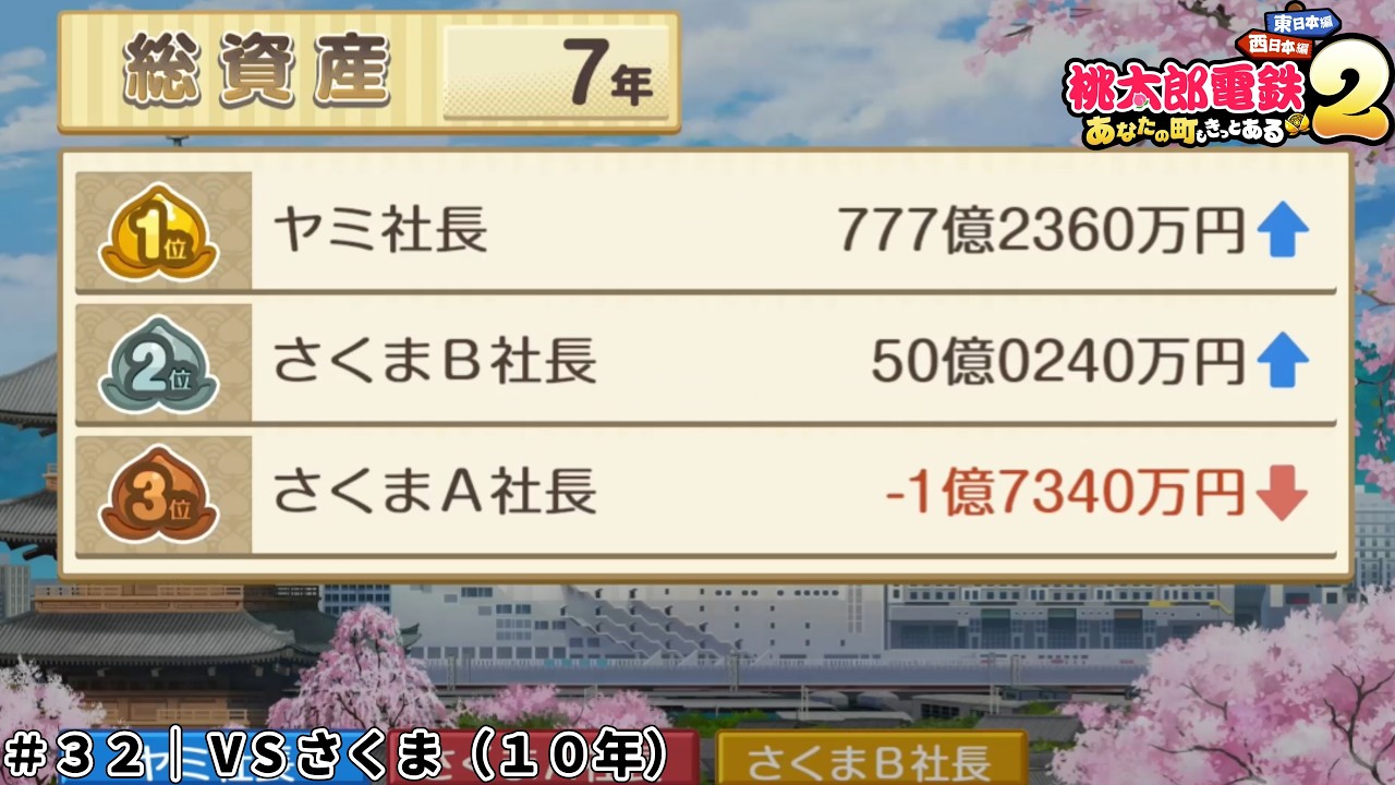 【桃鉄２ 実況】７年目に７７７億円（素敵）　＃３２