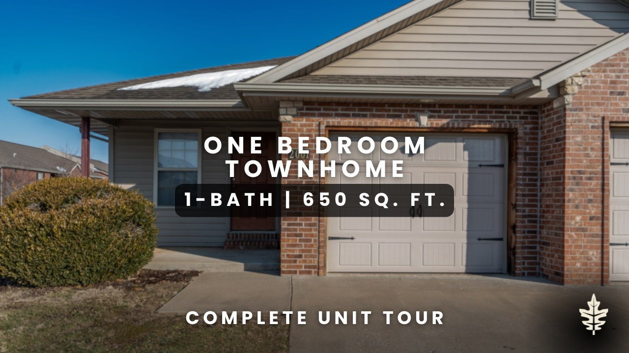 Oakwood Heights: One Bedroom Townhome Tour