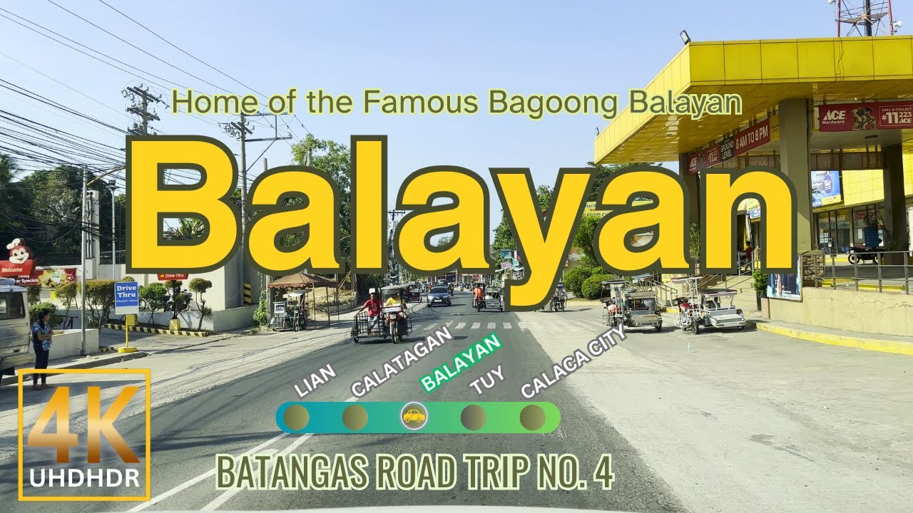Home of the Famous Bagoong Balayan | Batangas Road Trip No. 4 BALAYAN | CALABARZON Philippines | 4K