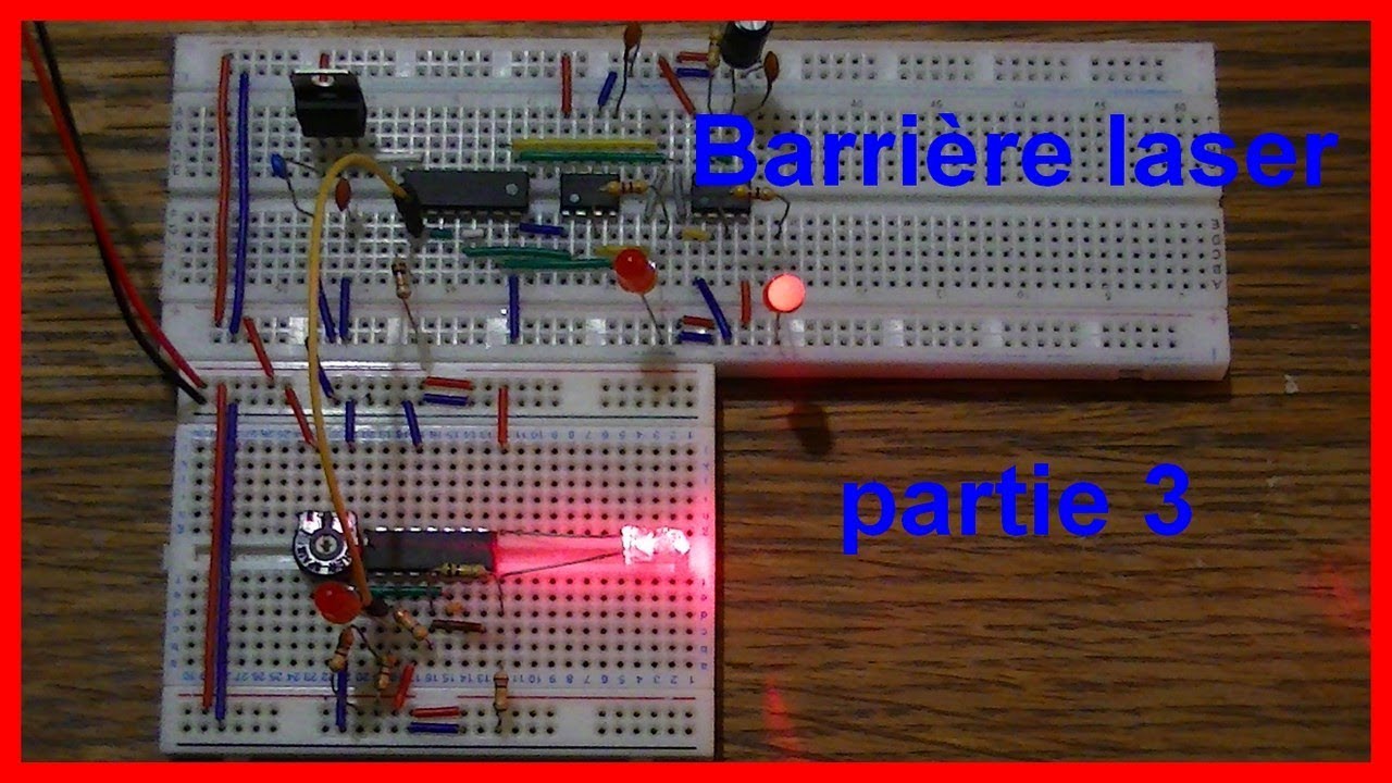 Comment faire une barrière laser PARTIE 3 - DIY