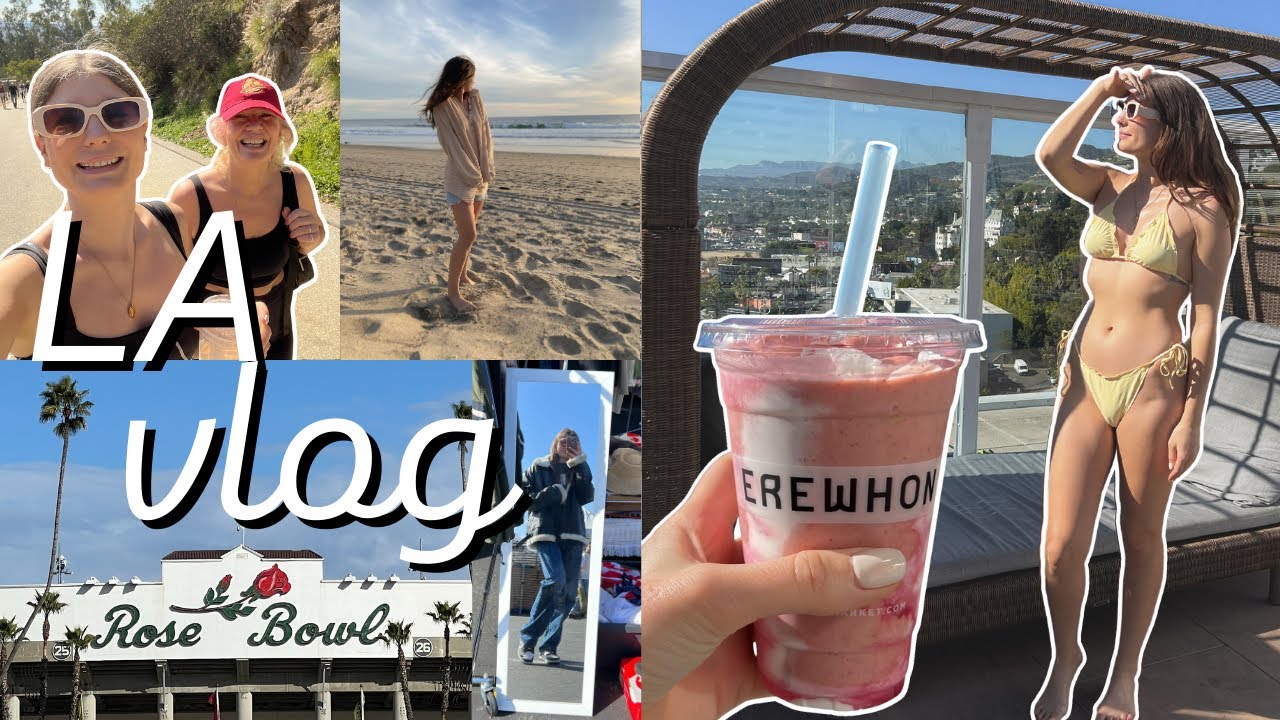 LOS ANGELES VLOG | Rosebowl Flea, Runyon, Erewhon ~ trying all the LA Influencer things ~
