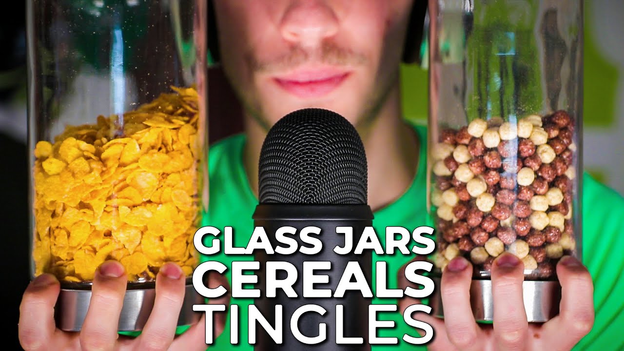 ASMR Glass Jars with Cereals (No Talking)