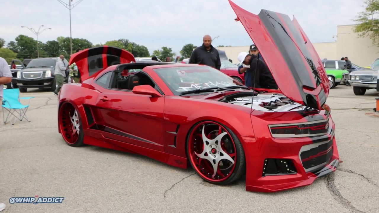 WhipAddict: The Sickest Camaro, Supercharged Widebody Kandy Orange T-Top Terror on Forgiato 26s