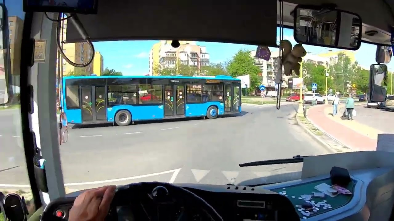 Работаю на 156 маршруте, автобус 