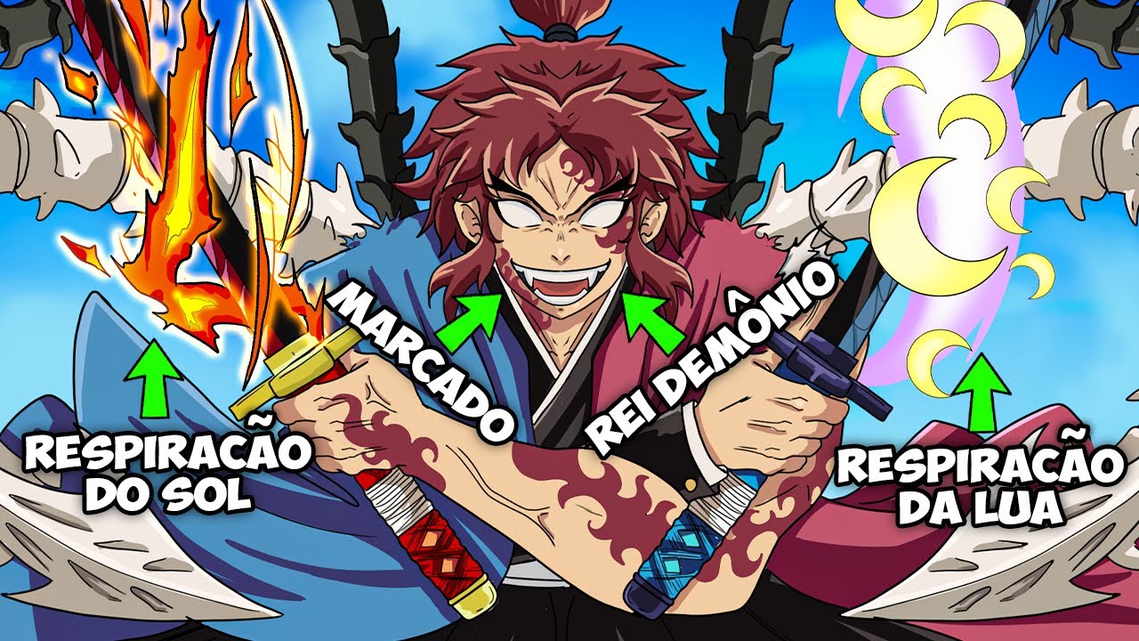 Eu CRIEI o Personagem MAIS PODEROSO da Hist&oacute;ria de Demon Slayer (Mais Forte que o Yoriichi)