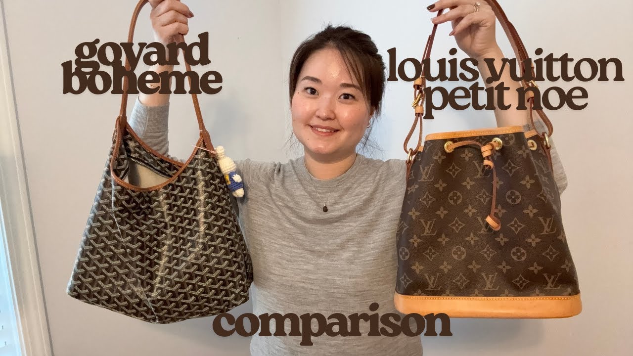 Мои любимые Goyard Boheme и LV Petit Noe Comparison.