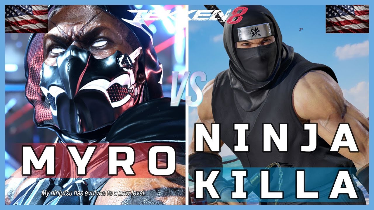 Tekken 8 | NinjaKilla (Law) vs Myro (Raven) Ranked Matches