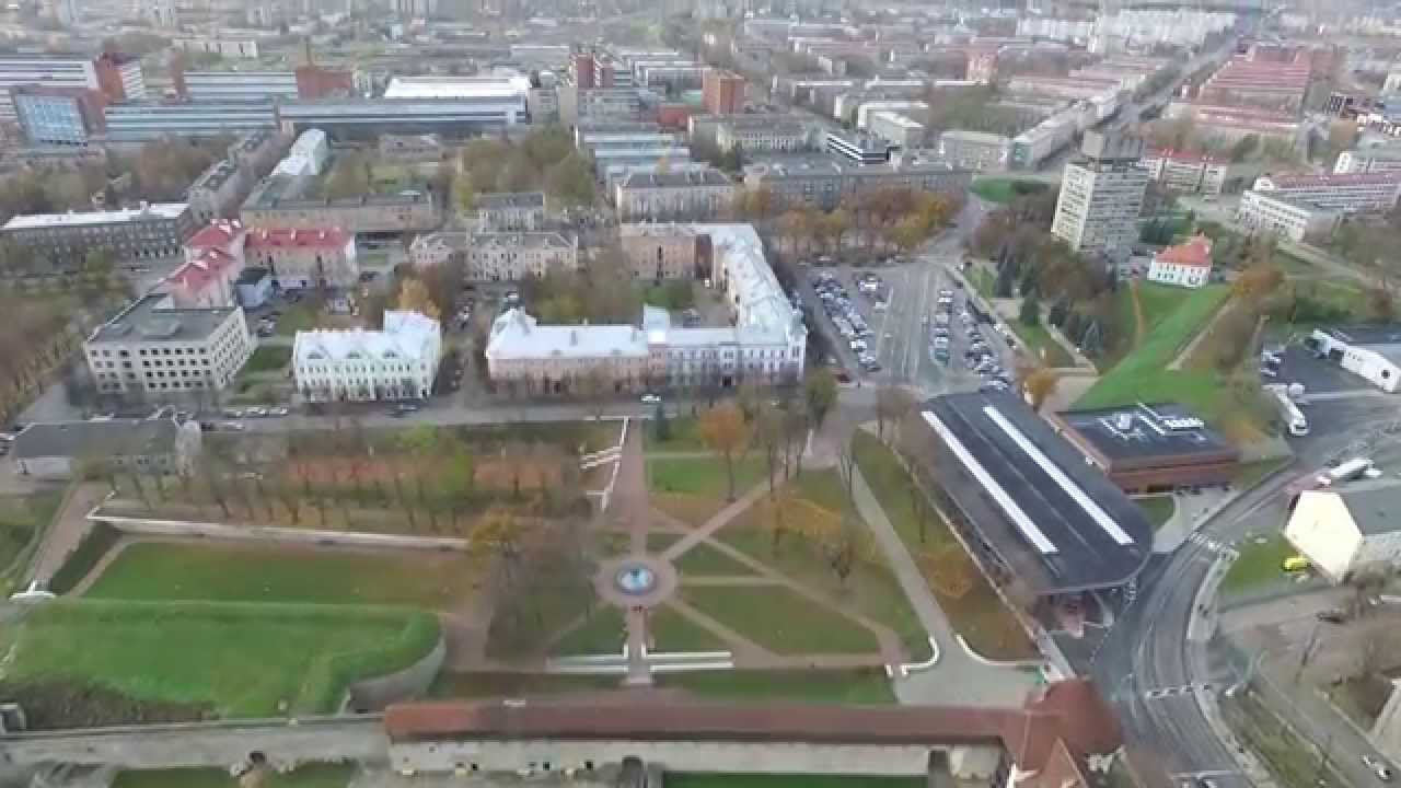 Замок с высоты птичьего полета. Нарва