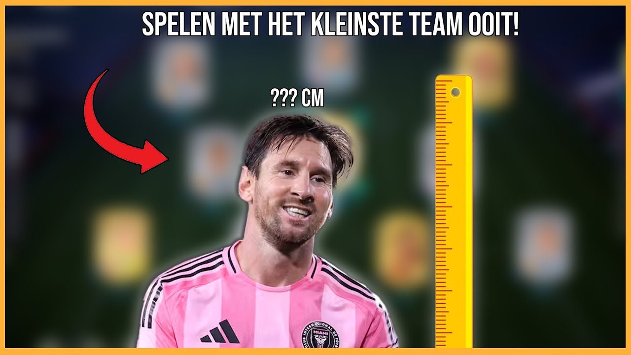 SPELEN MET HET KLEINSTE TEAM OOIT!
