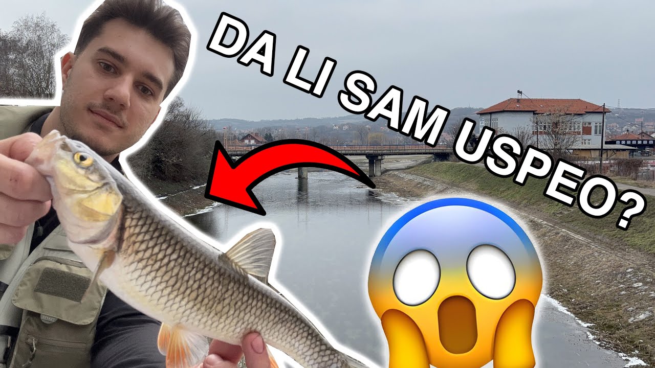GDE SE ZIMI KRIJE RIBA?! Snežno pecanje KLENA na varalicu!