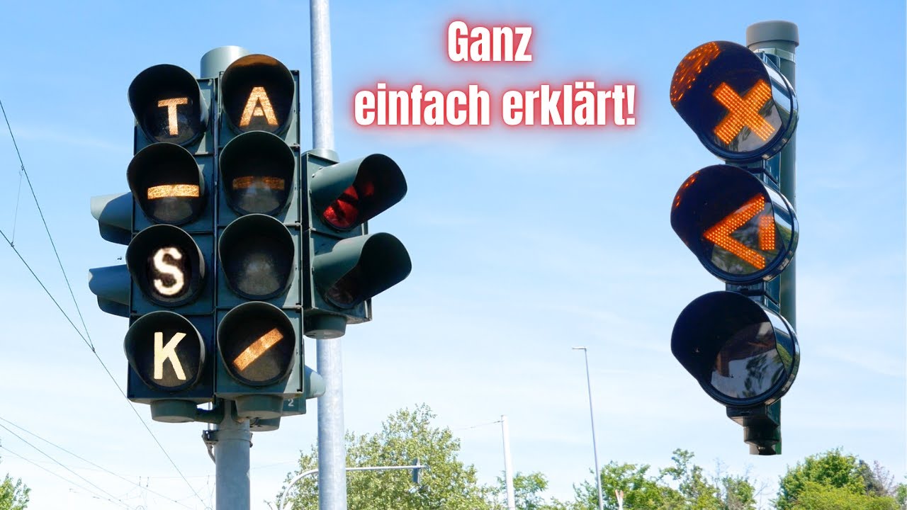 Was bedeuten die Bus und Straßenbahn Ampeln?