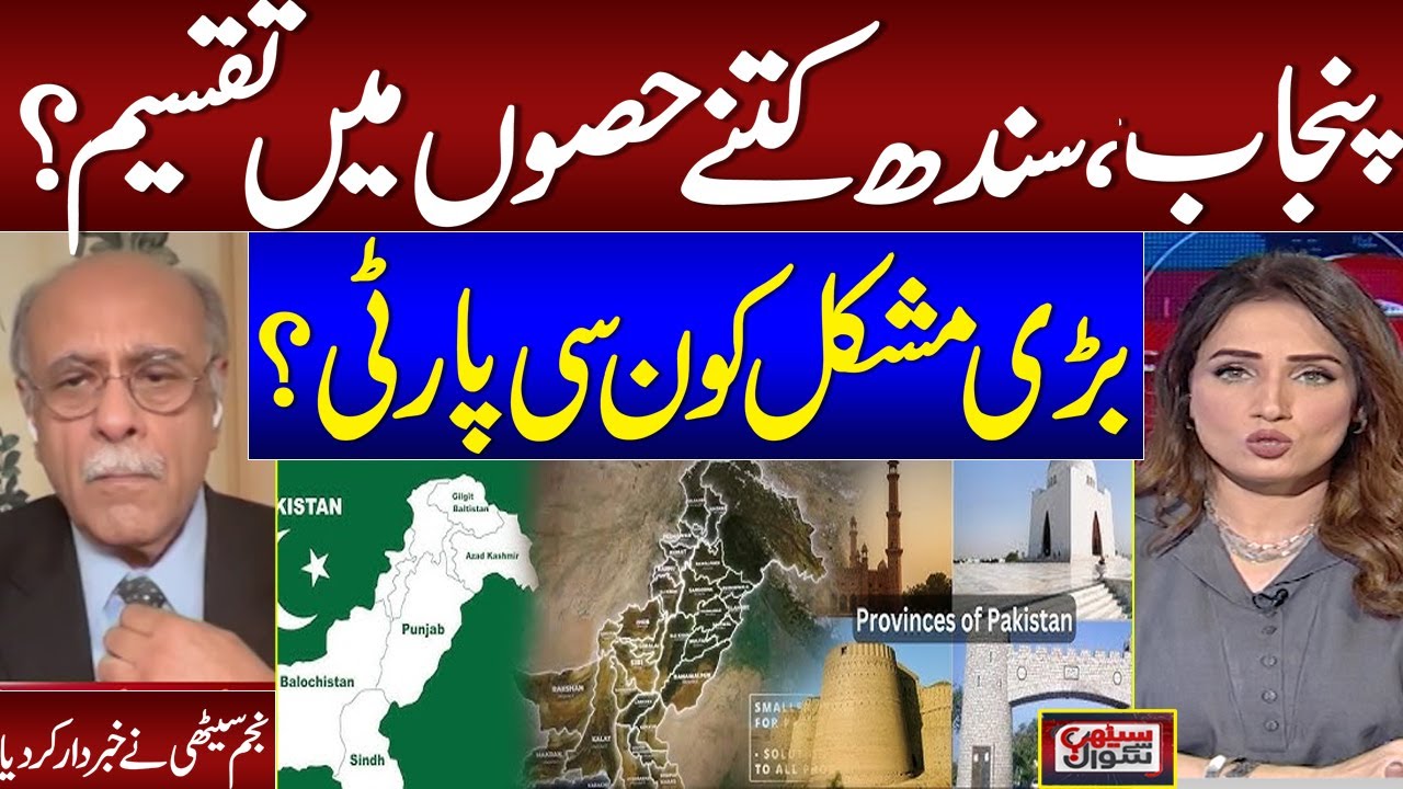 New Provinces in Pakistan | Partition in Sindh , Punjab | Najam Sethi Exclusive Analysis