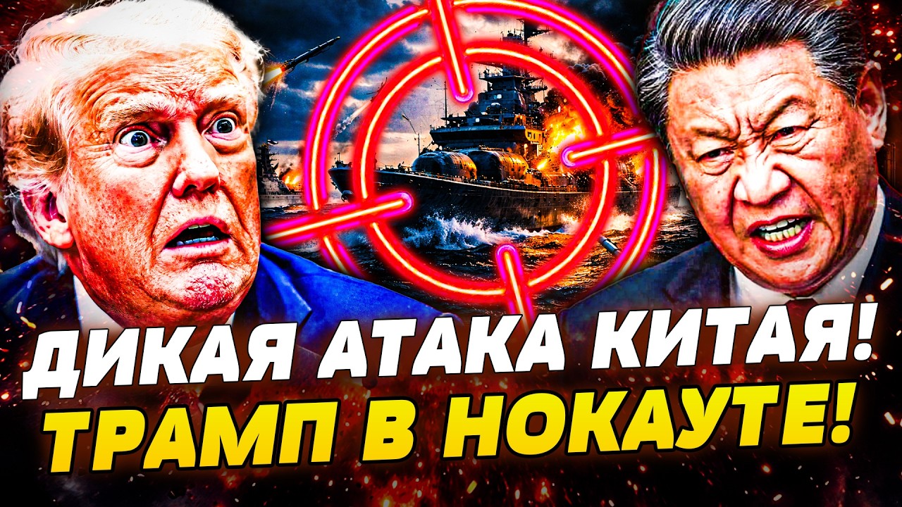 🚨ТОЛЬКО ЧТО! КИТАЙ ОБЪЯВИЛ ВОЙНУ США! В МОРЯХ: УЖЕ НАЧАЛОСЬ! ТРАМП НА КОЛЕНЯХ ПЕРЕД УКРАИНОЮ!