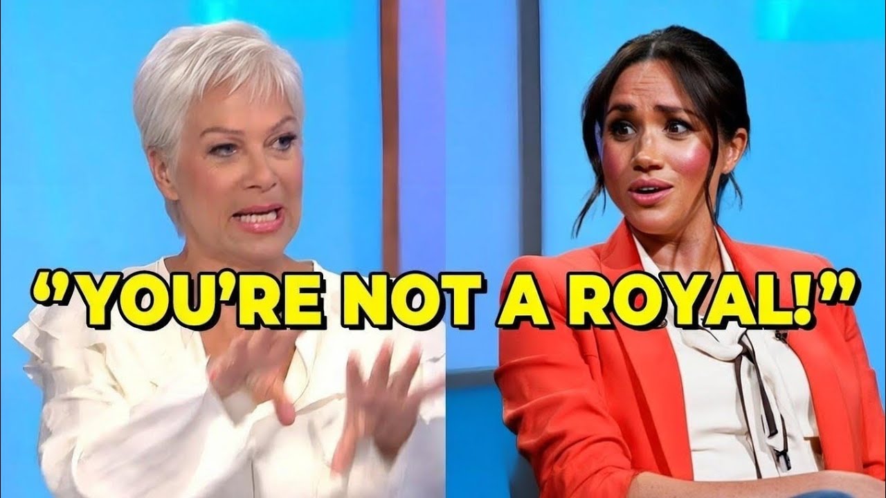 «Дениз Уэлч выгоняет Меган Маркл из шоу «Loose Women»?! Взрывная перепалка в прямом эфире потрясл...