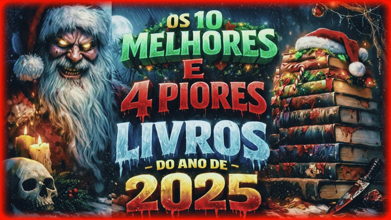 10 MELHORES LIVROS DE 2025 E 4 PIORES.