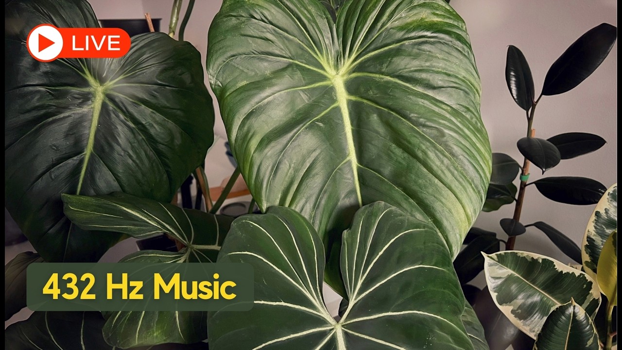 🔴 LIVE 🌱 432 Hz Music for Plants & Plant Lovers | Relax, Grow & Heal