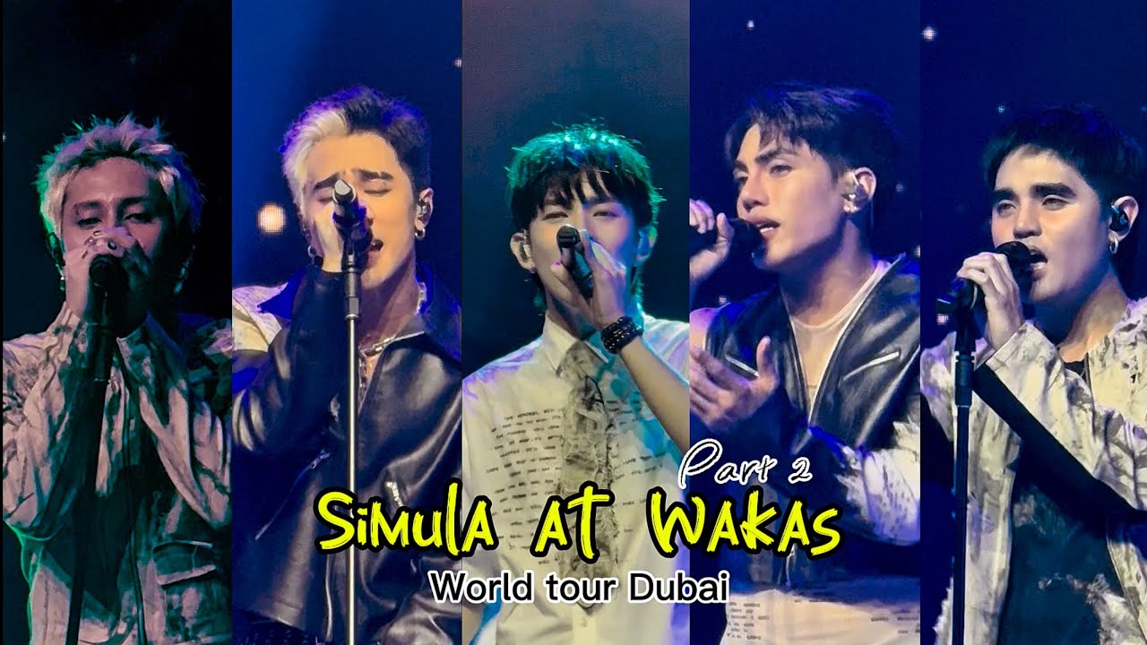 SB19 'Simula at Wakas' Performance Fancam | part 2 Dubai Concert