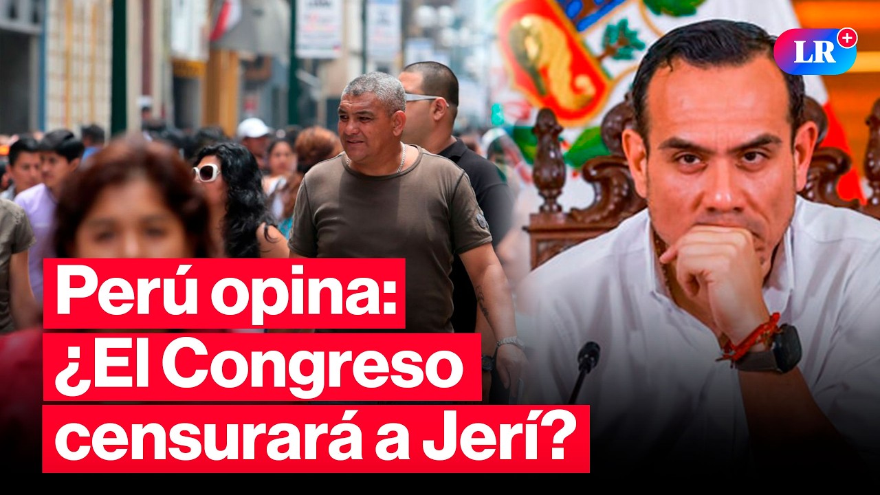 🔴Peruanos del norte y sur opinan: ¿El Congreso censurará a José Jerí? | #EnVivoLR