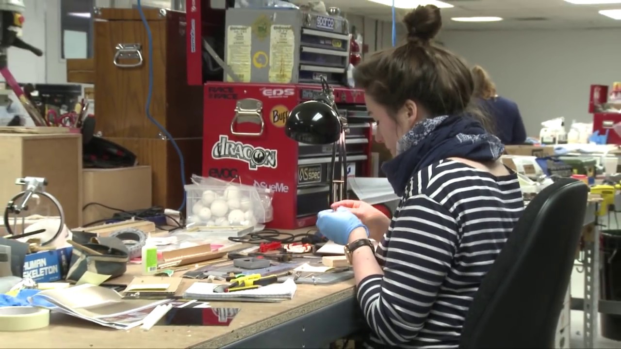 Chuck Steel Towers Art Dept - Behind The Scenes