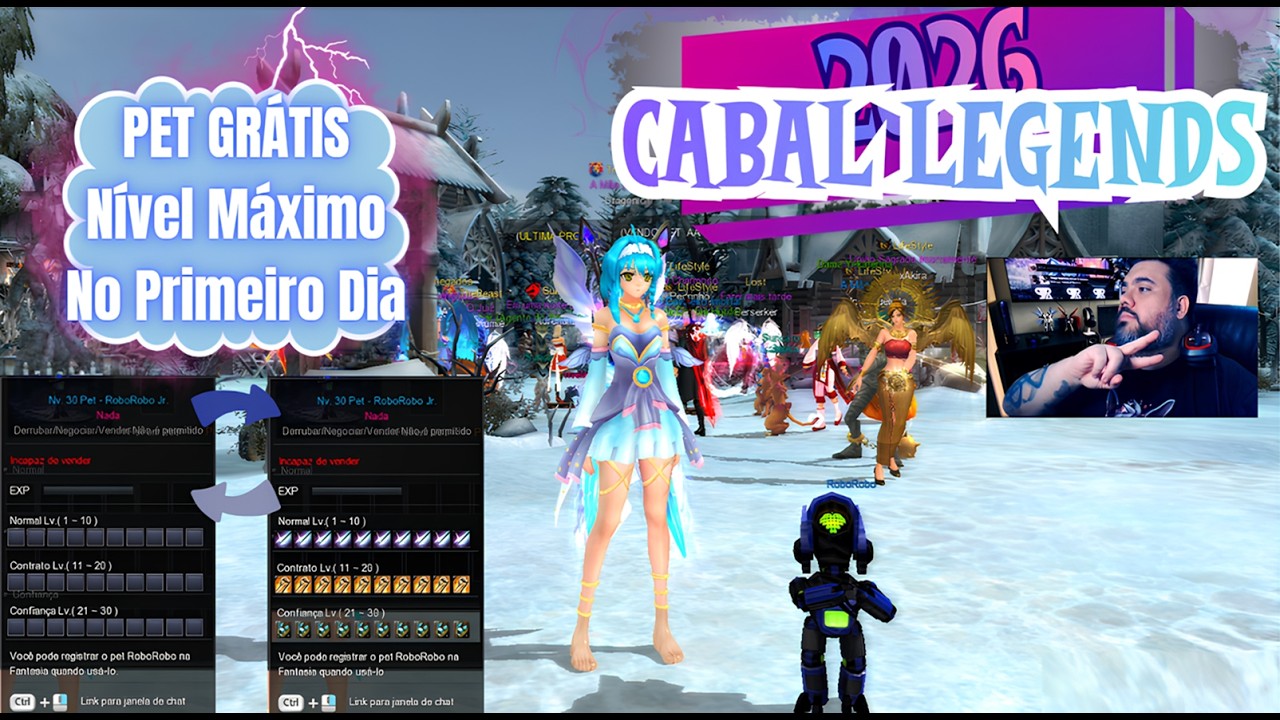 Cabal Legends {DICAS} Pet Grátis Nível 30