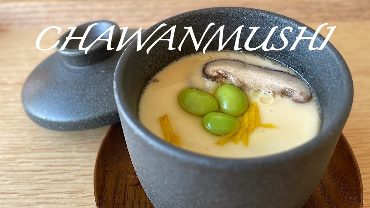 How to make CHAWANMUSHI (savoury Japanese steamed egg) with EDAMAME/Japanese Mum Cooking