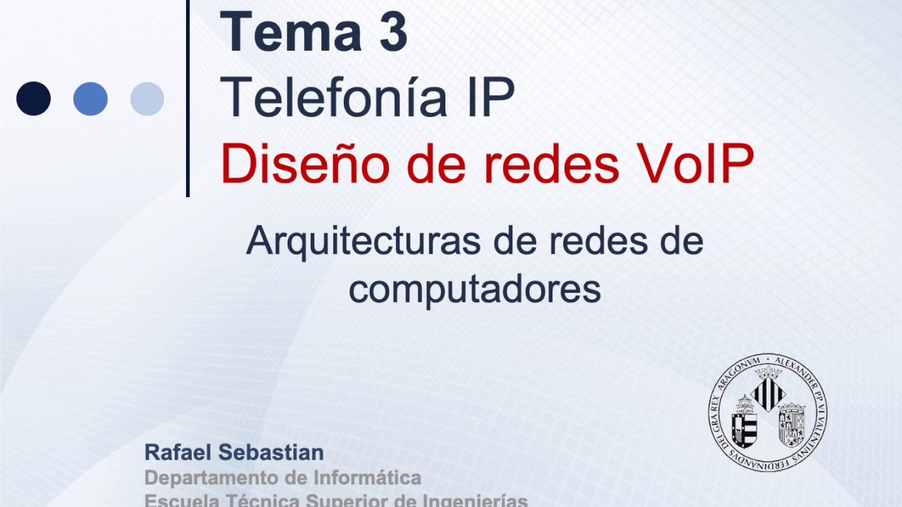 T3 - Telefonía IP - Diseño Redes VoIP