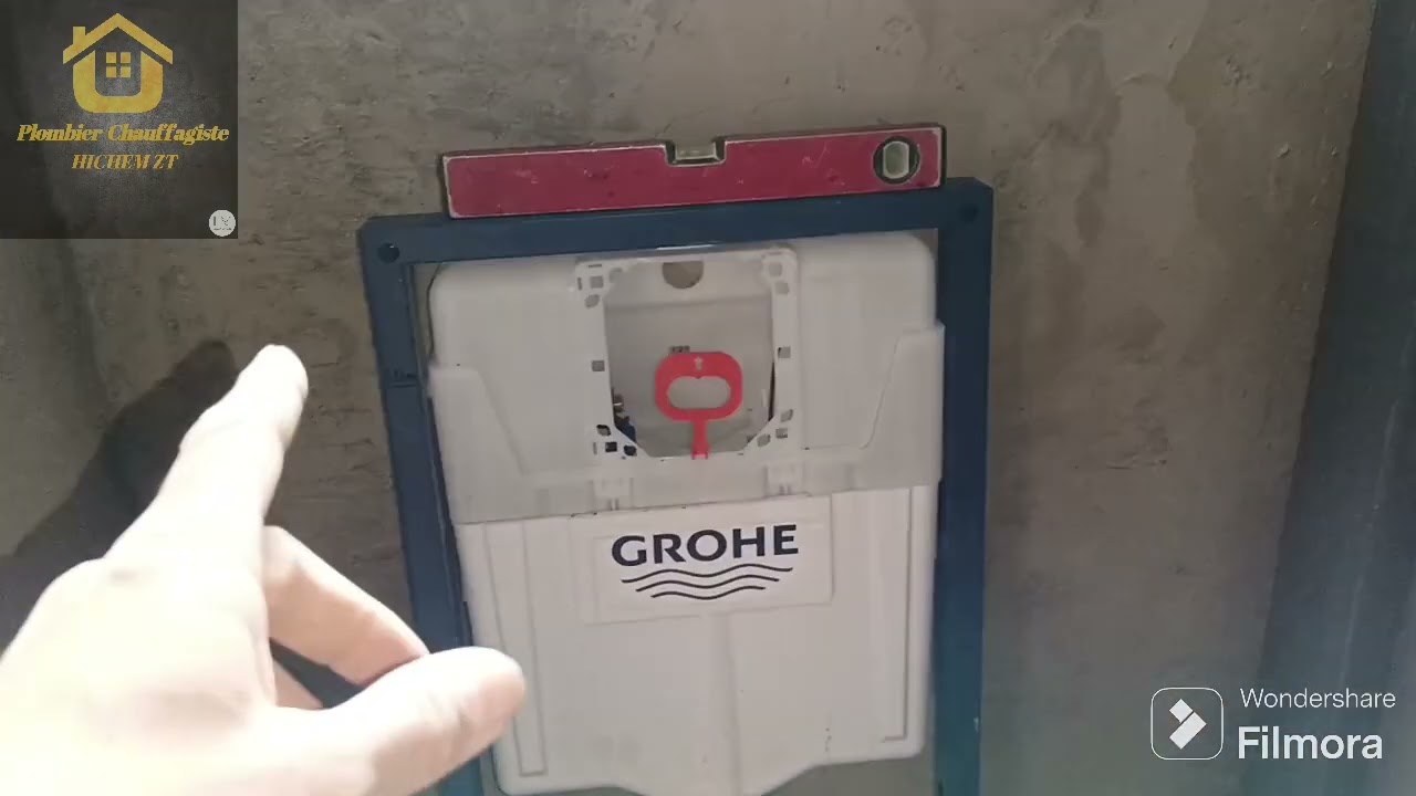 كيفية تركيب WC suspendu مع جميع القيسات