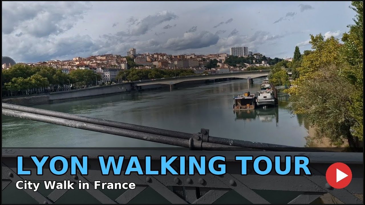 Lyon Walking Tour | City Walk in France 🇫🇷