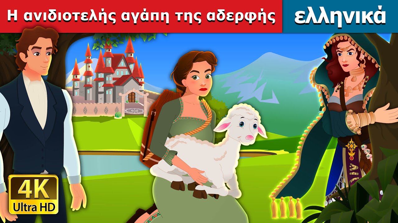 Η ανιδιοτελής αγάπη της αδερφής. | Sister's Unconditional Love in Greek | @GreekFairyTales