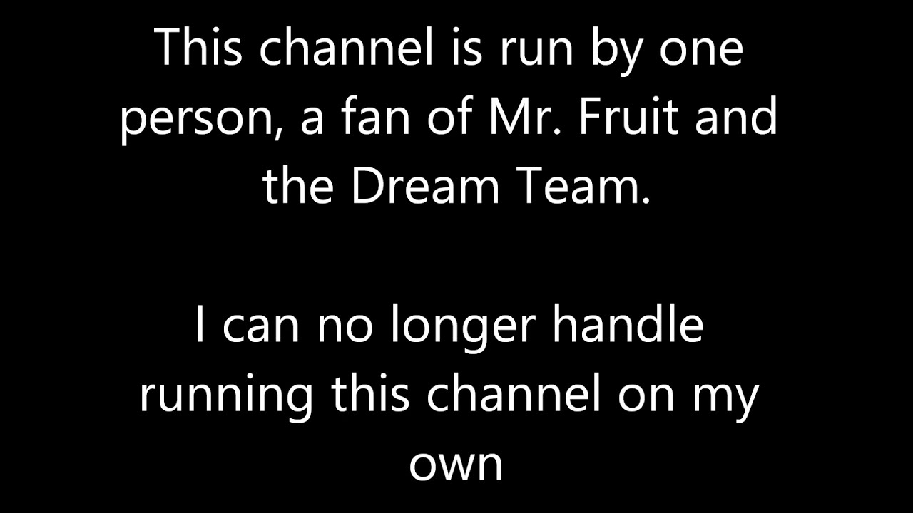 Goodbye to this channel