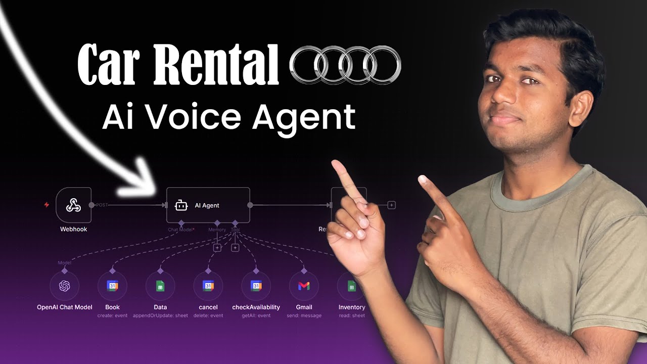 How to create ai voice agent for Car Rental Business